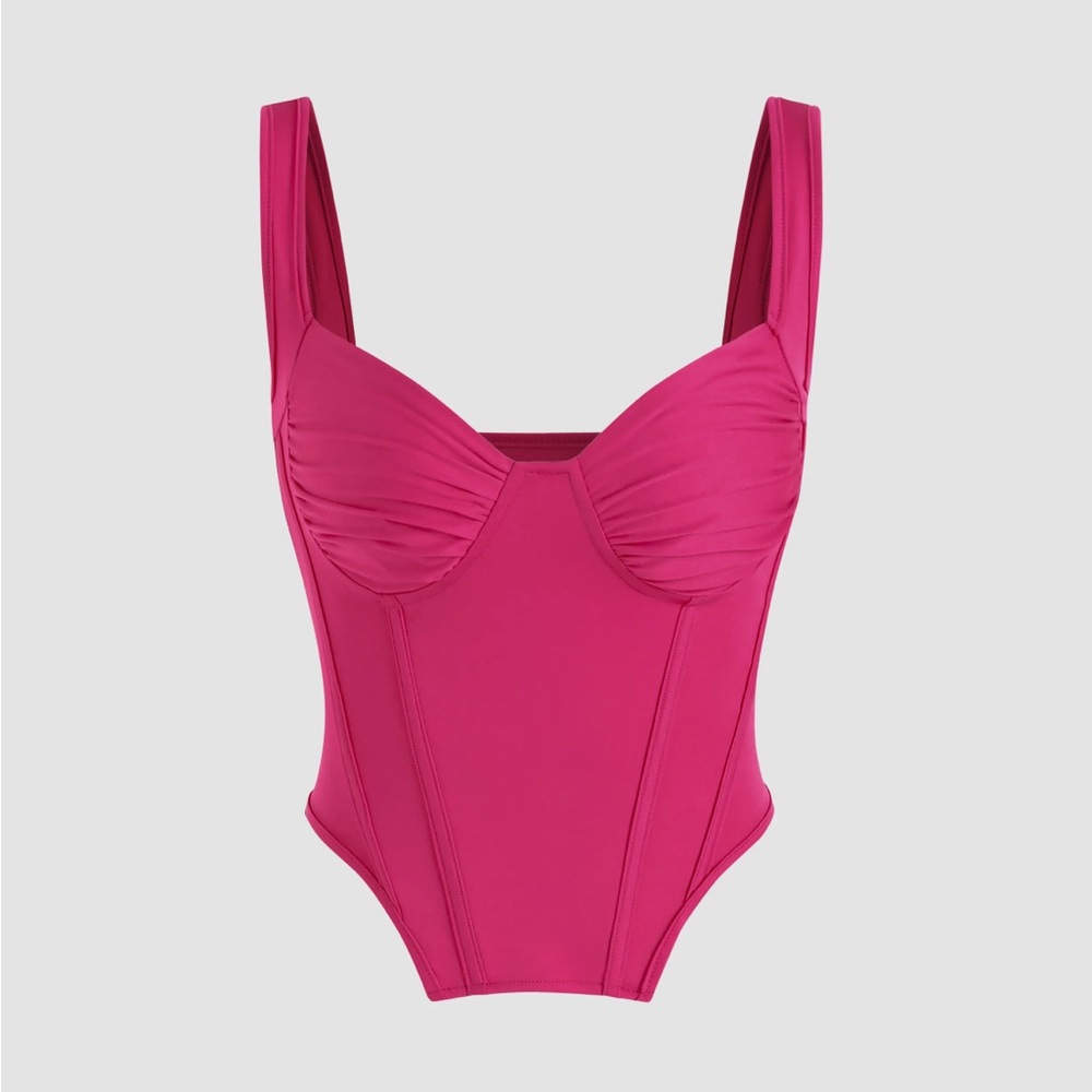 Cider Pink Corset Top